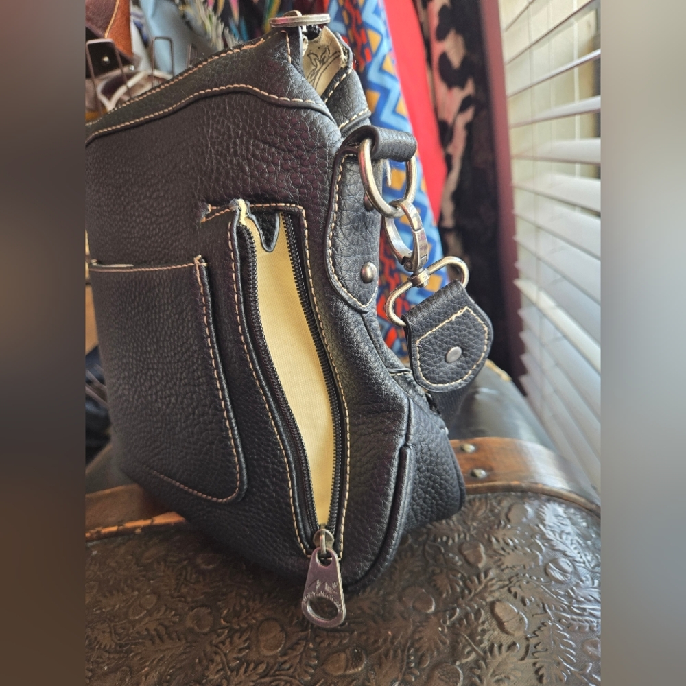 Black Studded Montana West Crossbody Bag - Picture 11 of 16